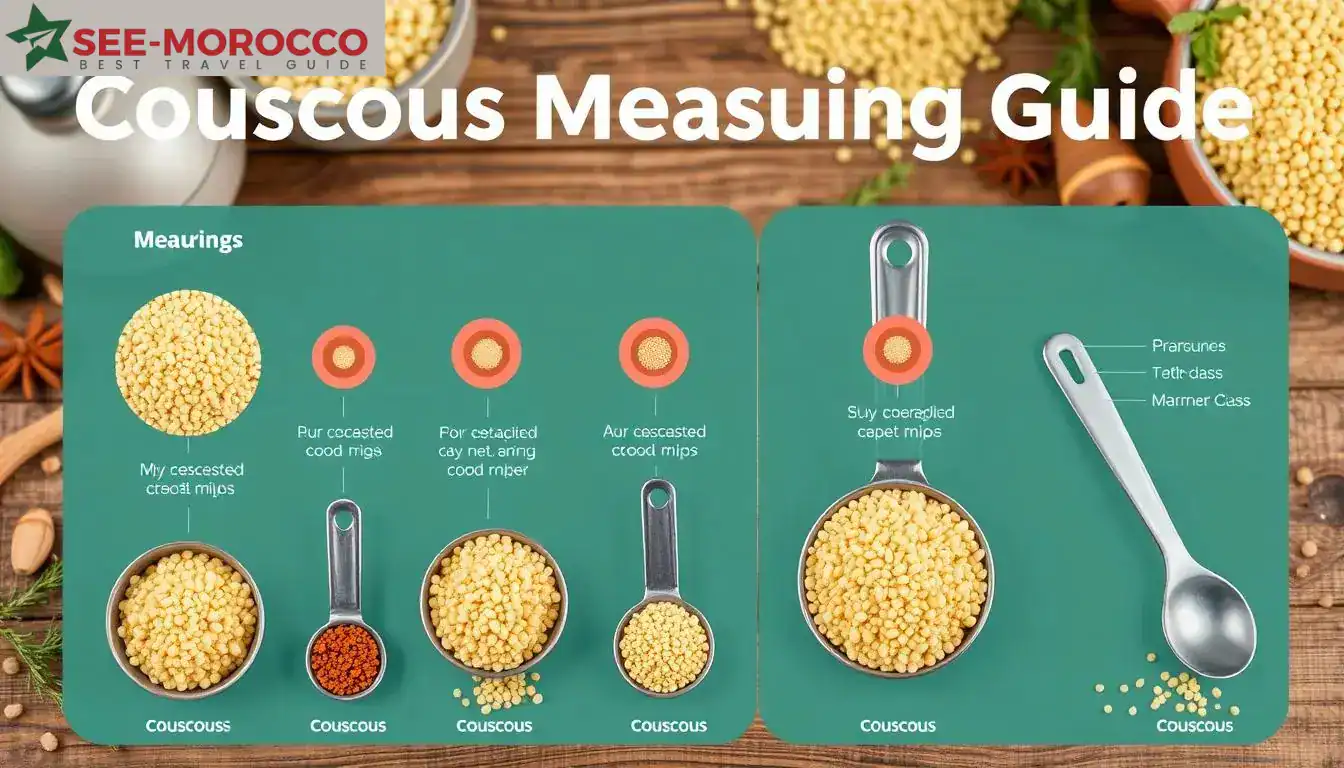 Ingredients for traditional Moroccan couscous including vegetables, spices, lamb, and chickpeas