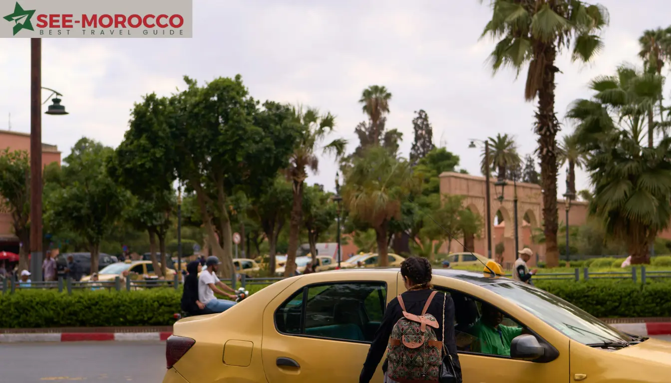 Petit taxi in Marrakech