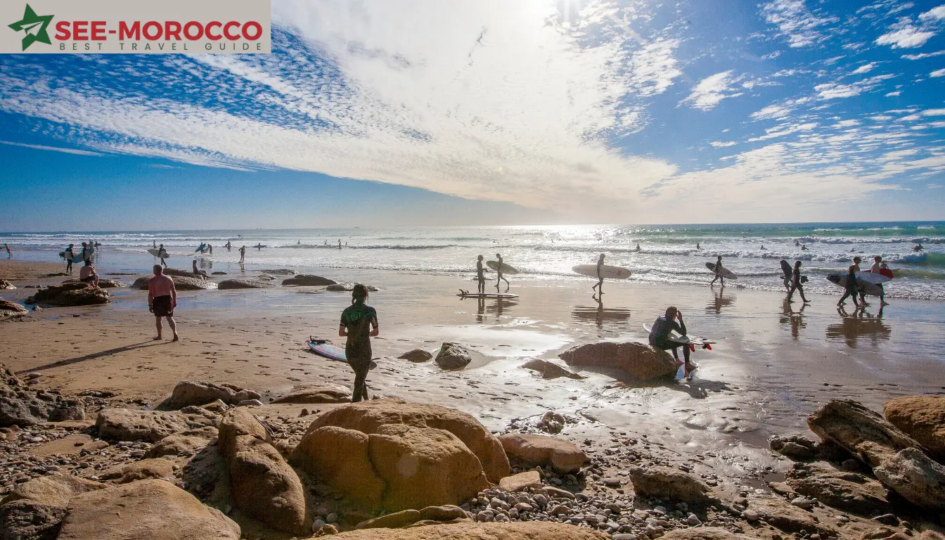 morocco coast surfing