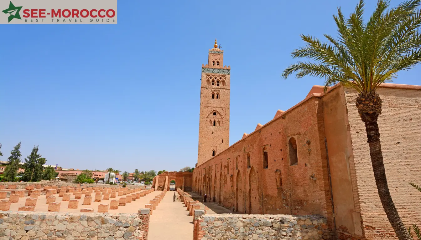 Koutoubia Mosque minaret Marrakech Morocco itinerary