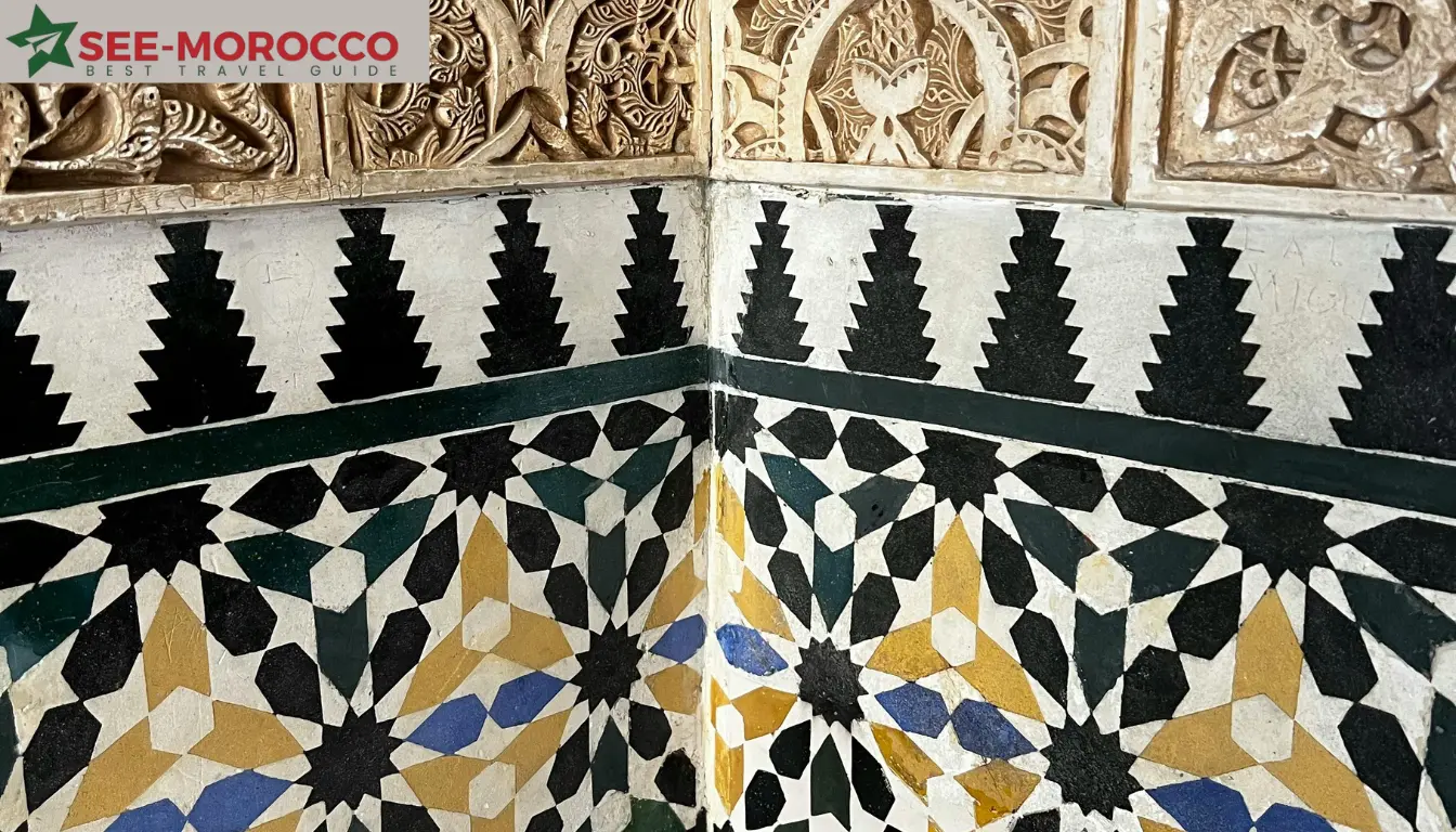 Moroccan zellige tiles