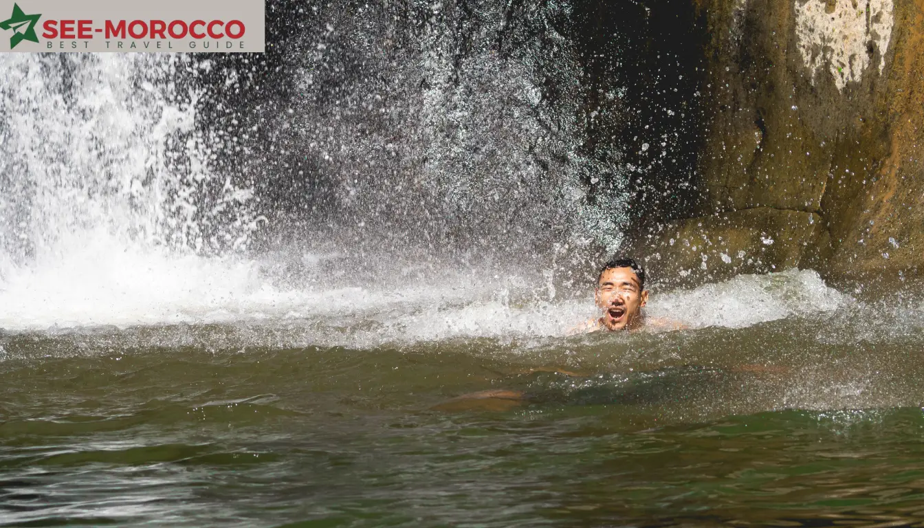 Ouzoud waterfalls swimming