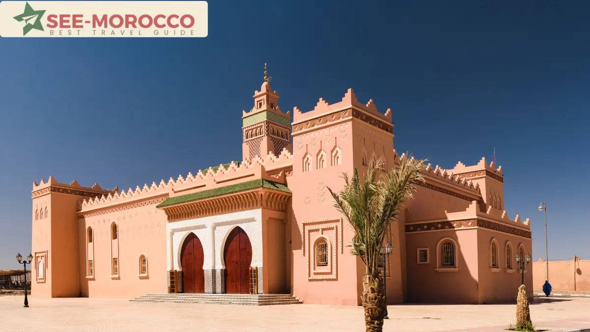 Traditional mosque in Zagora town southern Morocco